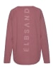 ELBSAND Longsleeve in mauve meliert