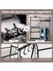 COSTWAY Garage Organizer für Sportgeräte in Schwarz