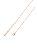 myMo Women Latch Back Earrings in Rose Gold Red