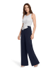 Vera Mont Jumpsuit mit weitem Bein in Dunkelblau/Weiß