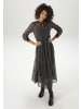 Aniston CASUAL Maxikleid in schwarz-weiß
