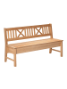 58 aufm Kessel SITZBANK Deborah 146 x 52 x 87 Massivholz Buche lackiert/Dunkelbraun
