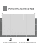 Outsunny Seitenteile für Pavillon,295L x 195H cm,Weiß