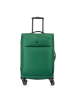Pack Easy GoUp 4 Rollen Trolley M 65 cm mit Dehnfalte in grün