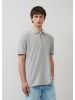 QS Polo-Shirt in 9400_grau meliert