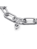 Pandora Damen-Schmuckset Silber-Creolen Freihändiges Herz