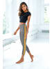 Bench 7/8-Leggings in kariert-curry