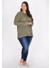 Usha Women Plus Size Blouse in Moss Green