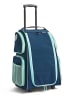 Haba Kinderkoffer Rolltrolley mit Trolleytasche und Kulturbeutel in marine-petrol