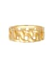 KUZZOI Ring 925 Sterling Silber in Gold