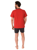 NORMANN Kurze shorty Schlafanzug - 74948 in rot