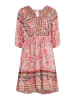TOOCHE Kleid "Rosa Flower" in Mehrfarbig
