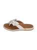 fitflop Zehentrenner GRACIE FLOWER LEATHER in weiß