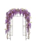 relaxdays Rosenpavillon in Bronze - (B)211 x (H)275 x (T)211 cm