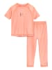 Playshoes UV-Schutz Shirt 1/1-Arm Surfbrett Palme m Legging in altrosa