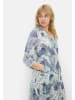 Camel Active Mittellanges Sommerkleid mit Allover-Print in Jade AOP