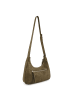 FREDs BRUDER Velvet Wild Umhängetasche Leder 26.5 cm in khaki