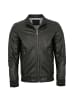 Bugatti Lederblouson Lammnappa in Schwarz