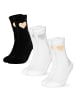 Occulto 3er Pack Herz Tennis Socken Venus in Gold