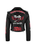trueprodigy Lederjacke Noka in Schwarz
