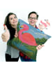 Mr. & Mrs. Panda kuschelkissen 40x40 Flamingo Classic Design ohn... in Weiß