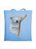 Mr. & Mrs. Panda shopping tasche Koalabär ohne Spruch in Sky Blue