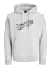 Jack & Jones Kapuzenpullover in Light Grey Melange