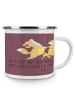 Mr. & Mrs. Panda Camping Emaille Tasse 15. Hochzeitstag Gläserne... in Kaffa Coffee