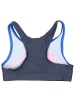 Aquarti Mädchen Sport Bikini Racerback Bustier & Bikinislip in rosa/blau