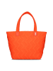Zwei Cleo Shopper Tasche 42 cm in papaya-new