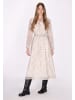 DreiMaster Vintage Damen Kleid in Hell Braun