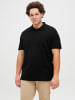 JACK & JONES PLUS Poloshirt in Black