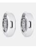 Ethische Diamanten Ohrringe aus 375 Weißgold mit Lab Grown Diamant