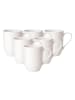 Villeroy & Boch 6er Set Kaffeebecher For Me in Weiß 290 ml in weiß