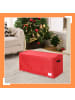 relaxdays Weihnachtskugel-Aufbewahrungsbox in Rot - (B)73 x (H)40 x (T)36,5 cm