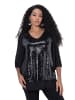 Ulla Popken Hemdbluse in schwarz