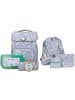 SCHOOL-MOOD Schulranzenset 7-tlg. Champion Aqua Nordic Collection in blau