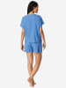 Schiesser Pyjama Casual Feel in Aqua