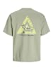Jack & Jones T-Shirt 'Triangle Summer' in grau