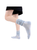 MUNADUNA 3er-Pack Faltende Lange Socken-Farb-Mix