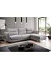MF Design Sonic Recamiere Rechts in Mausgrau -  (L) 276 x (B) 276 x (H) 100 cm