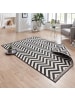 Teppich Boss In- & Outdoor Wendeteppich Palma Schwarz Creme