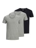 Jack & Jones T-Shirt Essentials in Hellgrau / schwarz