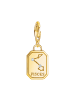 Thomas Sabo Charm-Anhänger Sternzeichen Fische in gold, weiß