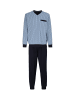 Götzburg Herren Pyjama Queens in blau-mittel-Minimal
