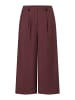 More & More weite Culotte, verkürzte Form in raisin brown