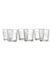 Ritzenhoff & Breker 6er Set Whiskybecher Wave 250 ml transparent in transparent