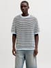 Jack & Jones Gestricktes T-Shirt in Cashmere Blue