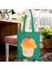 Mr. & Mrs. Panda Uni Tasche Cupcake ohne Spruch in Mint