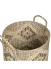 Beliani Korb CAMRANH in Naturfarben/Beige/Grau - (W) 40 x (H) 65 x (L) 40 cm